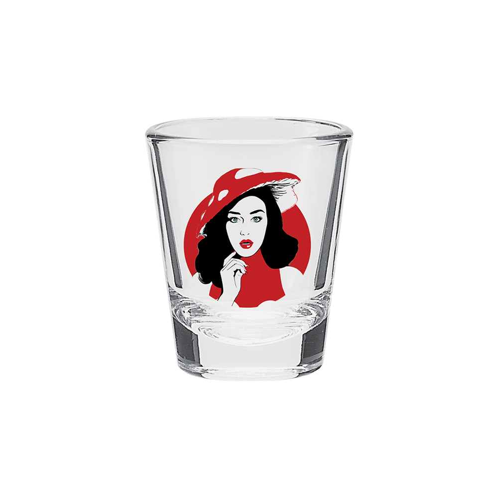Play Shot Glass Front