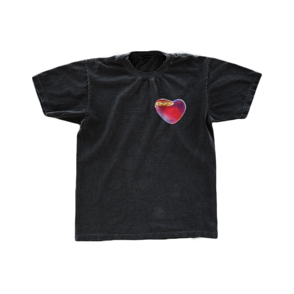 Lifetimes Heart T-Shirt - Black Front