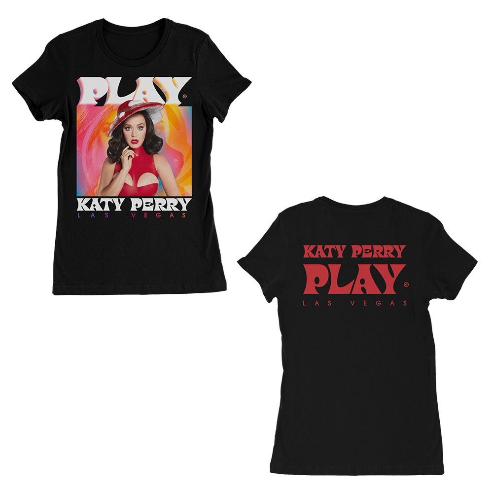 Play Admat Ladies T-Shirt Front & Back